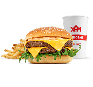 Menu Double Cheese Burger le iZi