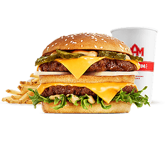 le Menu Double Veggie Burger le iZi